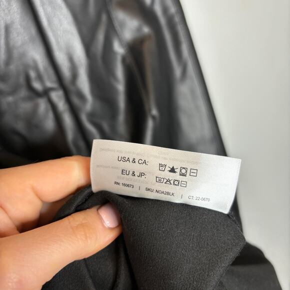 MM Lafleur The Noa Dress Vegan Leather Shift Mini Dress - Picture 10 of 11